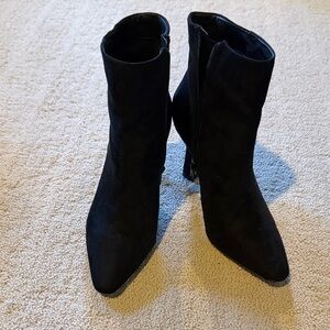 Express Black Ankle Booties
